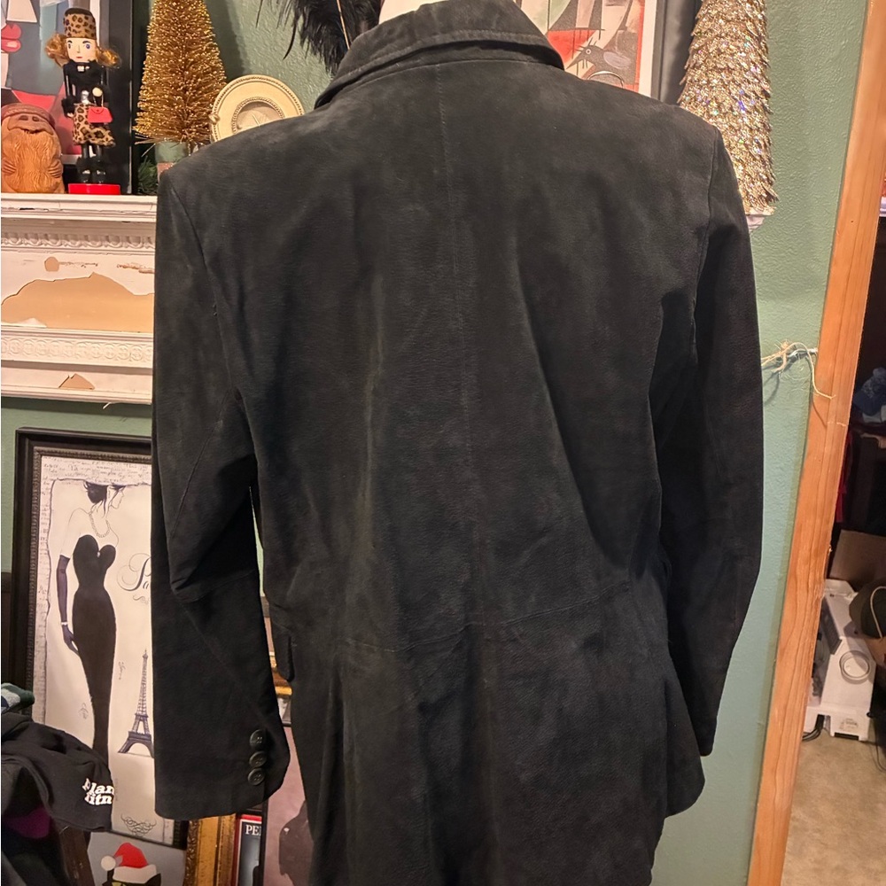 Sonoma Ladies Black Suede Jacket-lined. Mint! - Picture 4 of 7